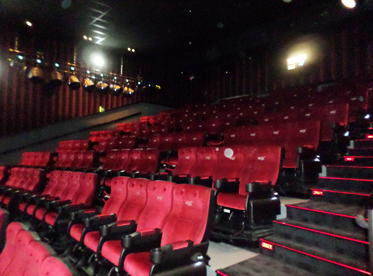  salas 4DX  en Cinépolis